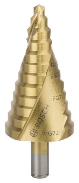 Bosch - HSS-TiN 12 Kademeli Matkap Ucu PG7-PG29