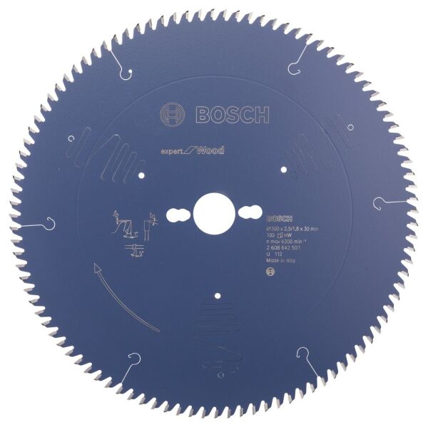 Bosch - Expert Serisi Ahşap için Daire Testere Bıçağı 300*30 mm 100 Diş