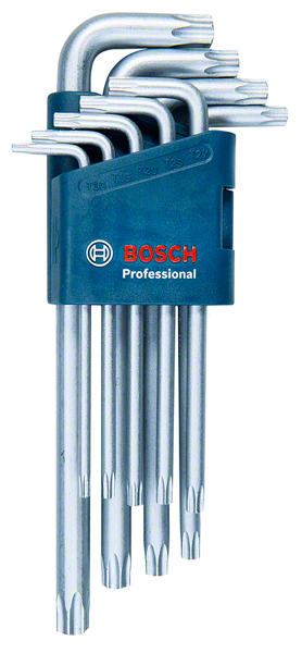 Bosch Profesyonel Alyan Anahtar Takımı Hex 9 Parça (1.5 - 10mm) - 1600A01TH5