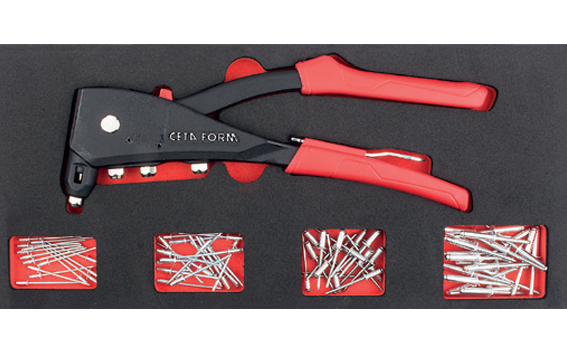 Ceta Form 5 Parça Perçin Tabancası Seti (EVA'lı) - R01-E05