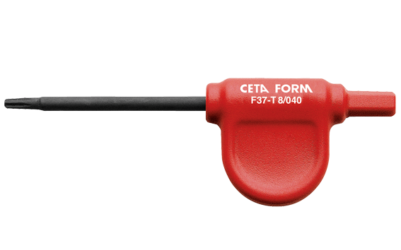 Ceta Form P Saplı Torx Bayrak Tornavida T10 x 40 mm - F37-10
