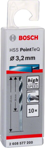 Bosch - HSS-PointeQ Metal Matkap Ucu 3,2 mm 10'lu