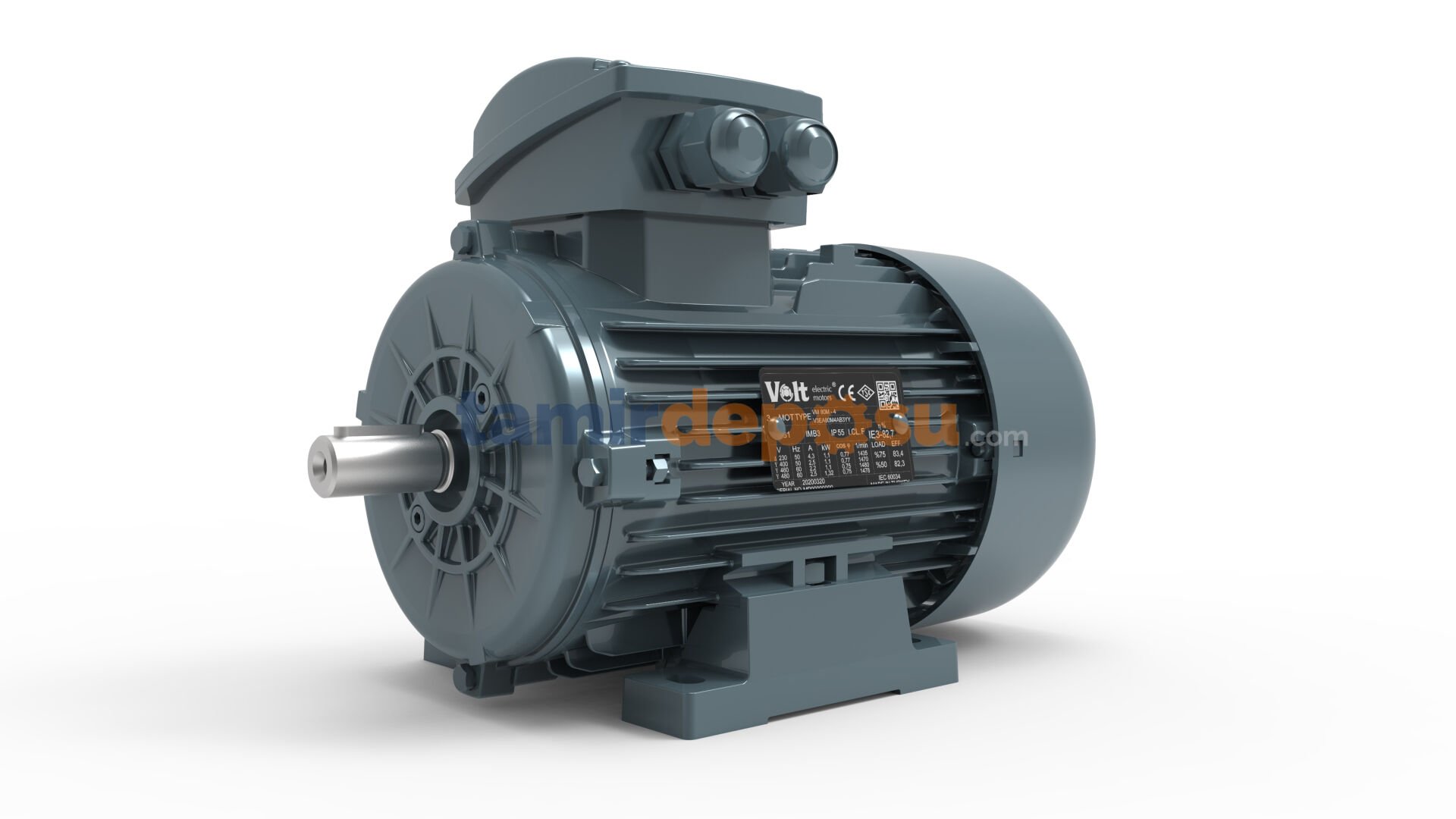 Volt Trifaze Elektrik Motoru 7.5  Kw 4P 1500D/D Trf 132M 4/6V IE3