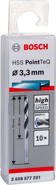 Bosch - HSS-PointeQ Metal Matkap Ucu 3,3 mm 10'lu