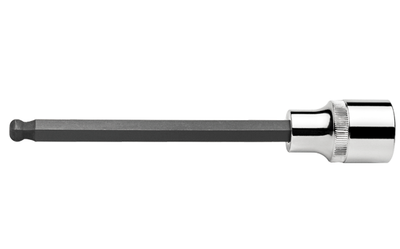 Ceta Form 1/2'' Topbaşlı Allen Uçlu Lokma (Ekstra Uzun Tip) 6 x 140 mm - C28S-HB06XL
