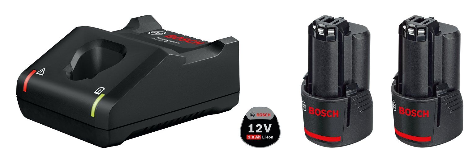 Bosch Professional Başlangıç Seti (GAL 12V-40 + 2 x GBA 2.0 Ah) - 1600A019R8