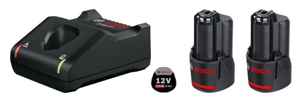 Bosch Professional Başlangıç Seti (GAL 12V-40 + 2 x GBA 2.0 Ah) - 1600A019R8