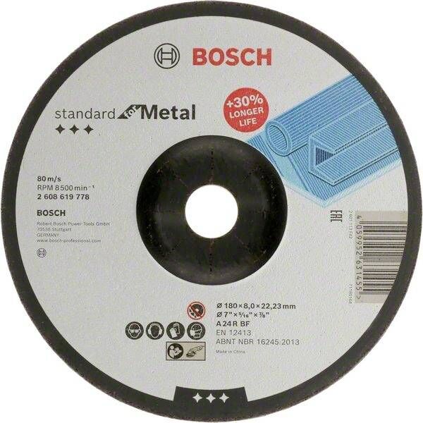 Bosch 180*8 Standard For Metal Taşlama Taşı 2608619778