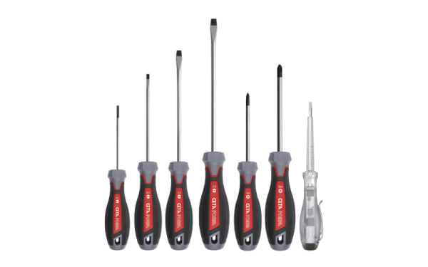 Ceta Form 7 Parça C-Plus Tornavida Takımı - Düz/Yıldız + Kontrol Kalemli - F99-601V