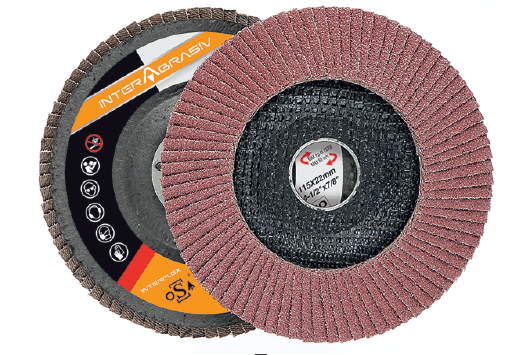 Interflex 180 mm Alüminyum Oksit Flap Disk Zımpara 60 kum