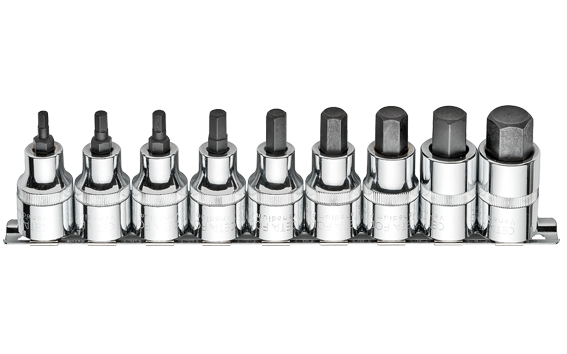 Ceta Form 9 Parça 1/2'' Allen Uçlu Lokma Takımı - Kısa Tip - C28S-RH9