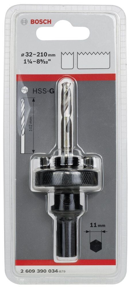 Bosch 11 Mm Hex Adaptör 32-210 Mm Pançlar Içın 2609390034