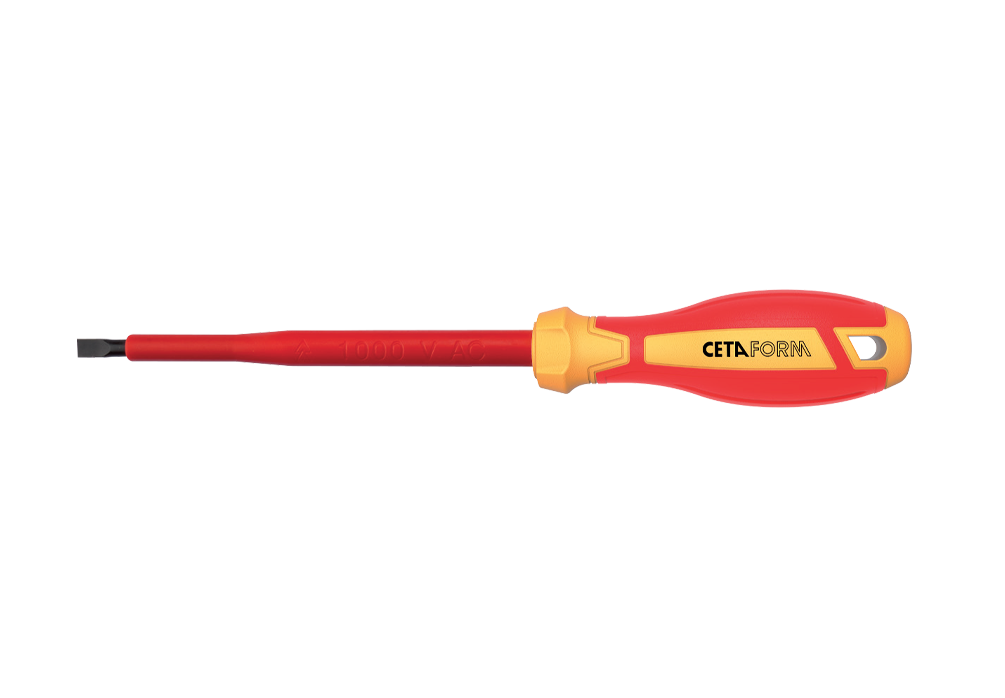 Ceta Form C-Plus 1000V Düz Uçlu Tornavida (VDE) 2.5 x 75 mm - G01-025-075