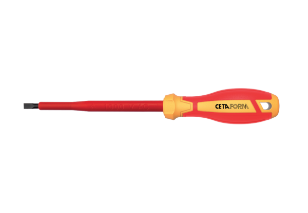 Ceta Form C-Plus 1000V Düz Uçlu Tornavida (VDE) 2.5 x 75 mm - G01-025-075