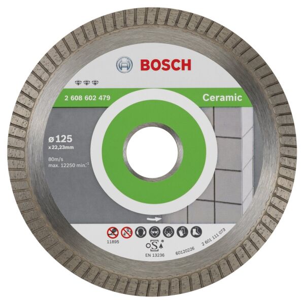 Bosch Best For Ceramıc Extraclean Turbo 125 Mm 2608602479
