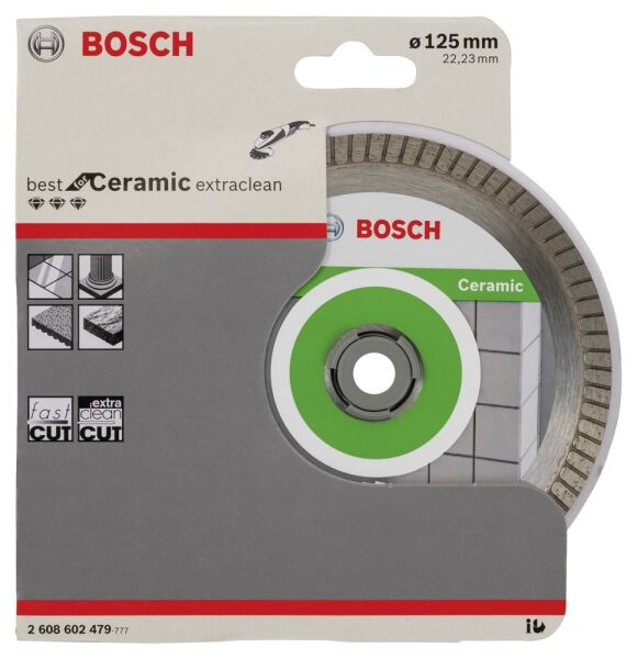 Bosch Best For Ceramıc Extraclean Turbo 125 Mm 2608602479