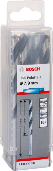 Bosch - HSS-PointeQ Metal Matkap Ucu 7,9 mm 10'lu