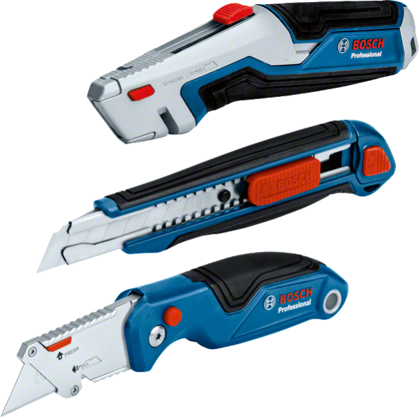 Bosch Profesyonel Maket Bıçağı Seti 3 Parça - 1600A027M4