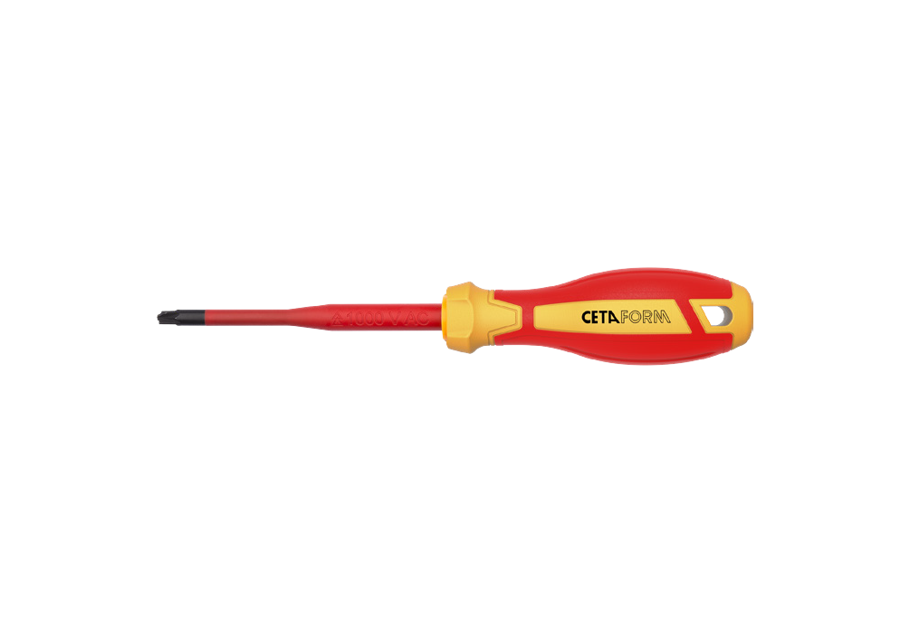 Ceta Form C-Plus Slimline 1000V Düz Uçlu Tornavida 4,0 x 100 mm - G01S-040-100