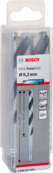 Bosch - HSS-PointeQ Metal Matkap Ucu 8,2 mm 10'lu