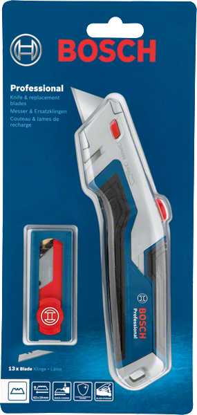 Bosch Profesyonel Maket Bıçağı ve Bıçak Yedeği Seti - 1600A027M5