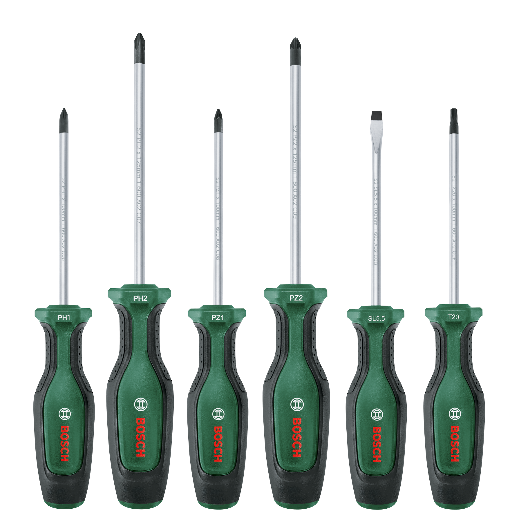 Bosch 6 Parça Tornavida Seti (Set 2) - 1600A027PM