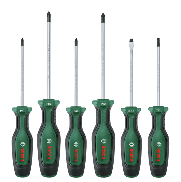 Bosch 6 Parça Tornavida Seti (Set 2) - 1600A027PM
