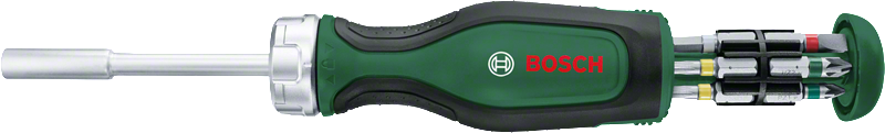 Bosch 12 Uçlu Cırcırlı Tornavida (Uç Hazneli) - 1600A027PP