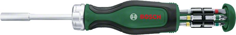 Bosch 12 Uçlu Cırcırlı Tornavida (Uç Hazneli) - 1600A027PP