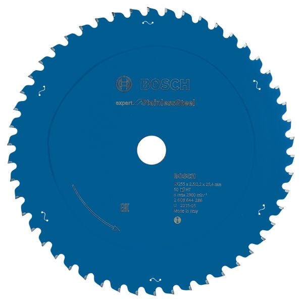 Bosch - Expert Serisi Paslanmaz Çelik için Daire Testere Bıçağı 255*25,4 mm 50 Diş