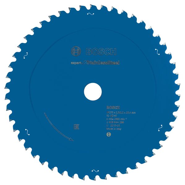 Bosch - Expert Serisi Paslanmaz Çelik için Daire Testere Bıçağı 255*25,4 mm 50 Diş