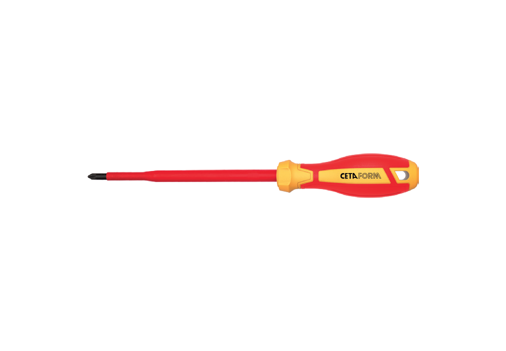 Ceta Form C-Plus 1000V Pozidriv Uçlu Tornavida (VDE) PZ0 x 60 mm - G03-000-060