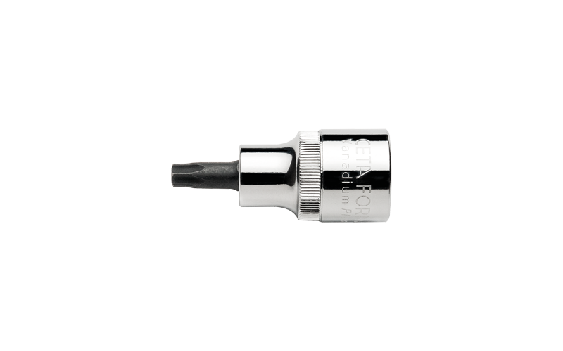 1/2'' Delikli Torx Uçlu Lokma (Kısa Tip) T45 x 55 mm