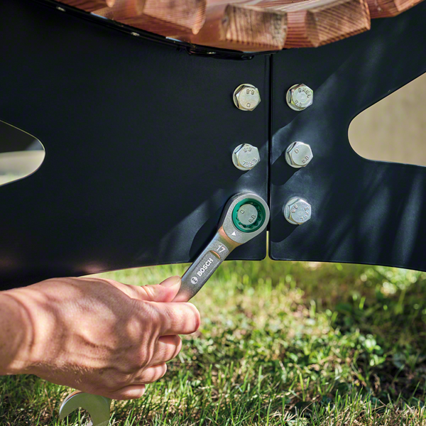 Bosch Cırcırlı Kombine Anahtar Seti (8 Parça) - 1600A027PS