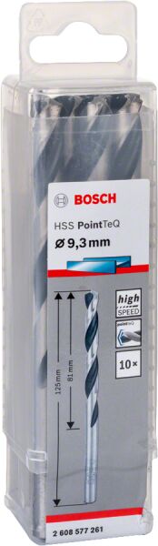 Bosch - HSS-PointeQ Metal Matkap Ucu 9,3 mm 10'lu