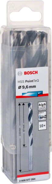 Bosch - HSS-PointeQ Metal Matkap Ucu 9,6 mm 10'lu
