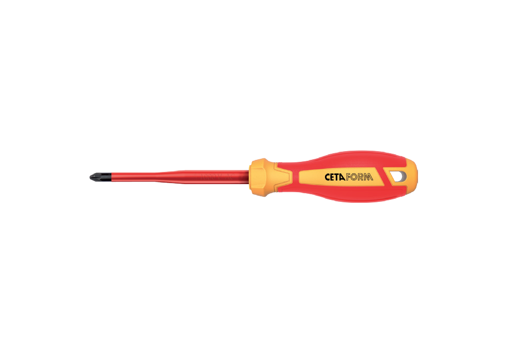 Ceta Form C-Plus Slimline 1000V Pozidriv Uçlu Tornavida PZ1 x 80 mm - G03S-001-080