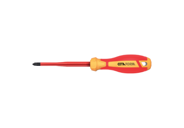 Ceta Form C-Plus Slimline 1000V Pozidriv Uçlu Tornavida PZ1 x 80 mm - G03S-001-080