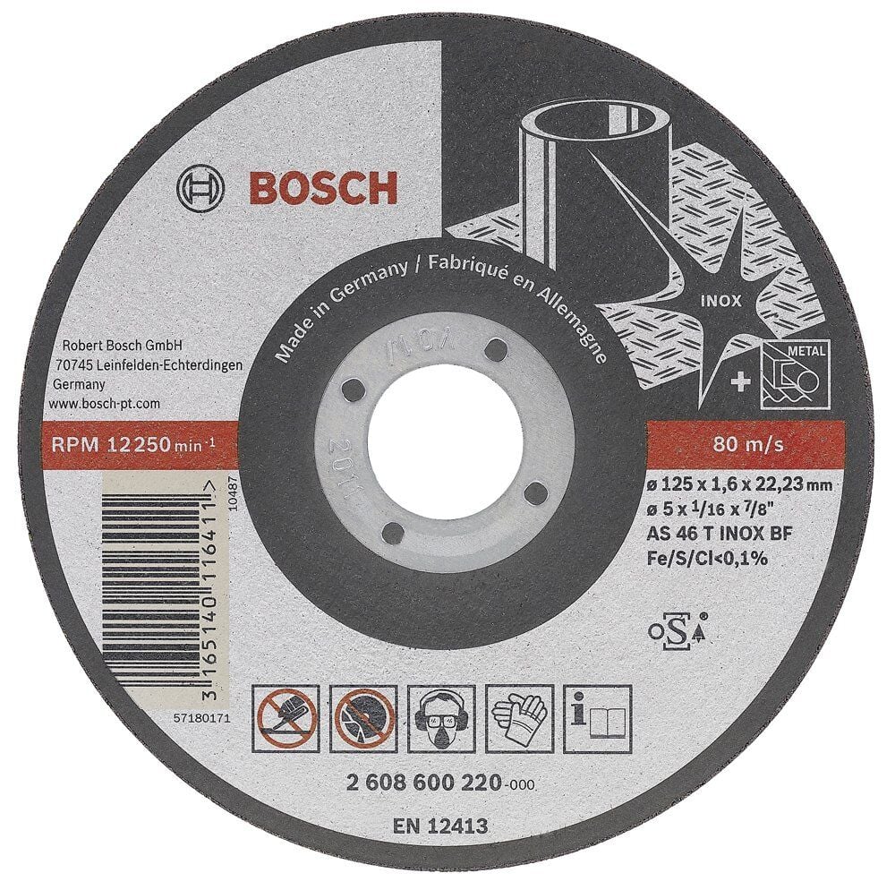 Bosch 115*1,0 Mm Inox Rapıdo Turbo Serı 2608602220