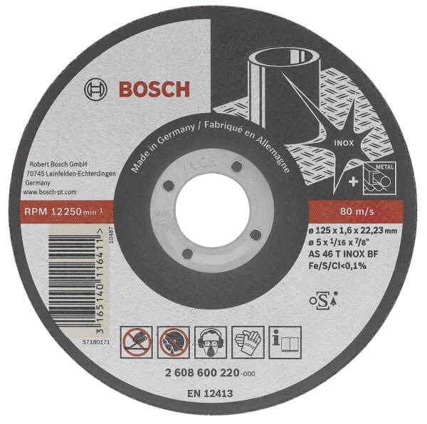 Bosch 115*1,0 Mm Inox Rapıdo Turbo Serı 2608602220