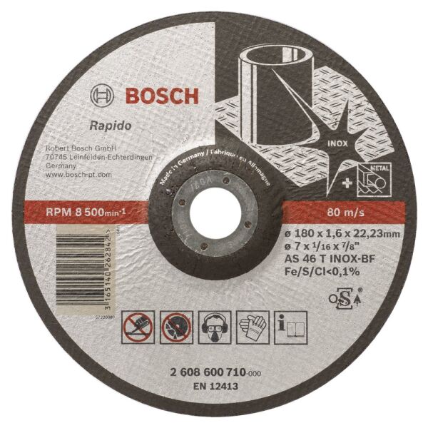 Bosch 180*1,6Mm Expert For Inox Rapıdo Bombelı 2608600710