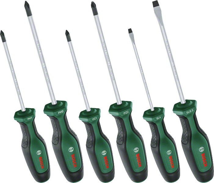 Bosch 6 Parça Tornavida Seti (Set 1) - 1600A02BX7