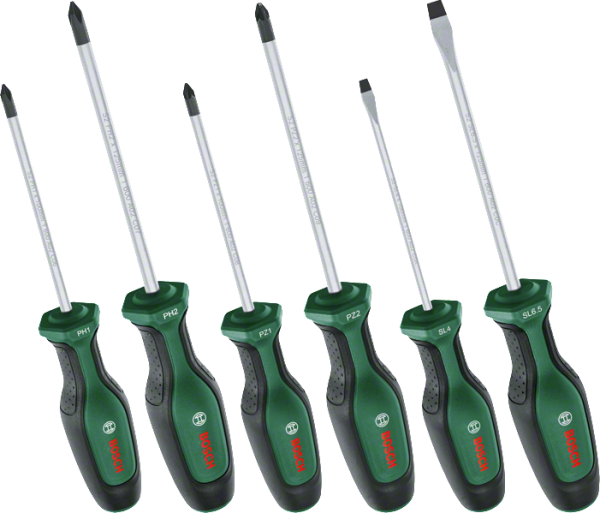 Bosch 6 Parça Tornavida Seti (Set 1) - 1600A02BX7