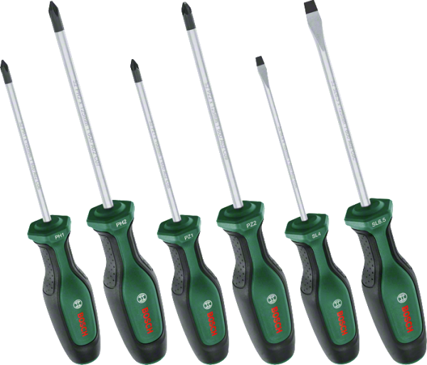 Bosch 6 Parça Tornavida Seti (Set 1) - 1600A02BX7