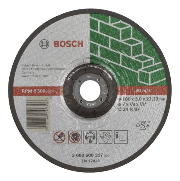 Bosch Exstone Kesme Tası 180*3,0 Mm Bombelı 2608600317
