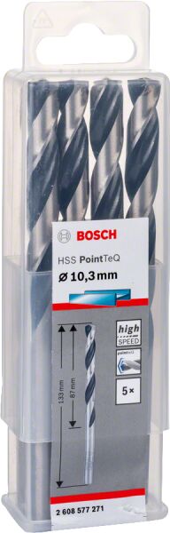 Bosch - HSS-PointeQ Metal Matkap Ucu 10,3 mm 5'li