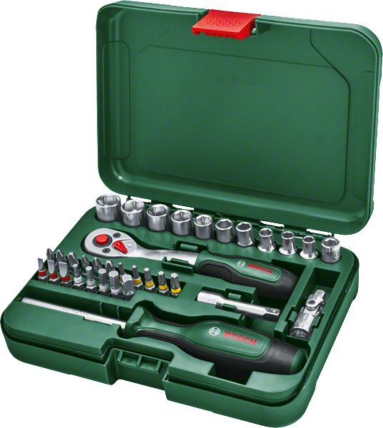 Bosch 34 Parça El Aleti Seti (Lokma - Vidalama Uçları) - 1600A02BY1