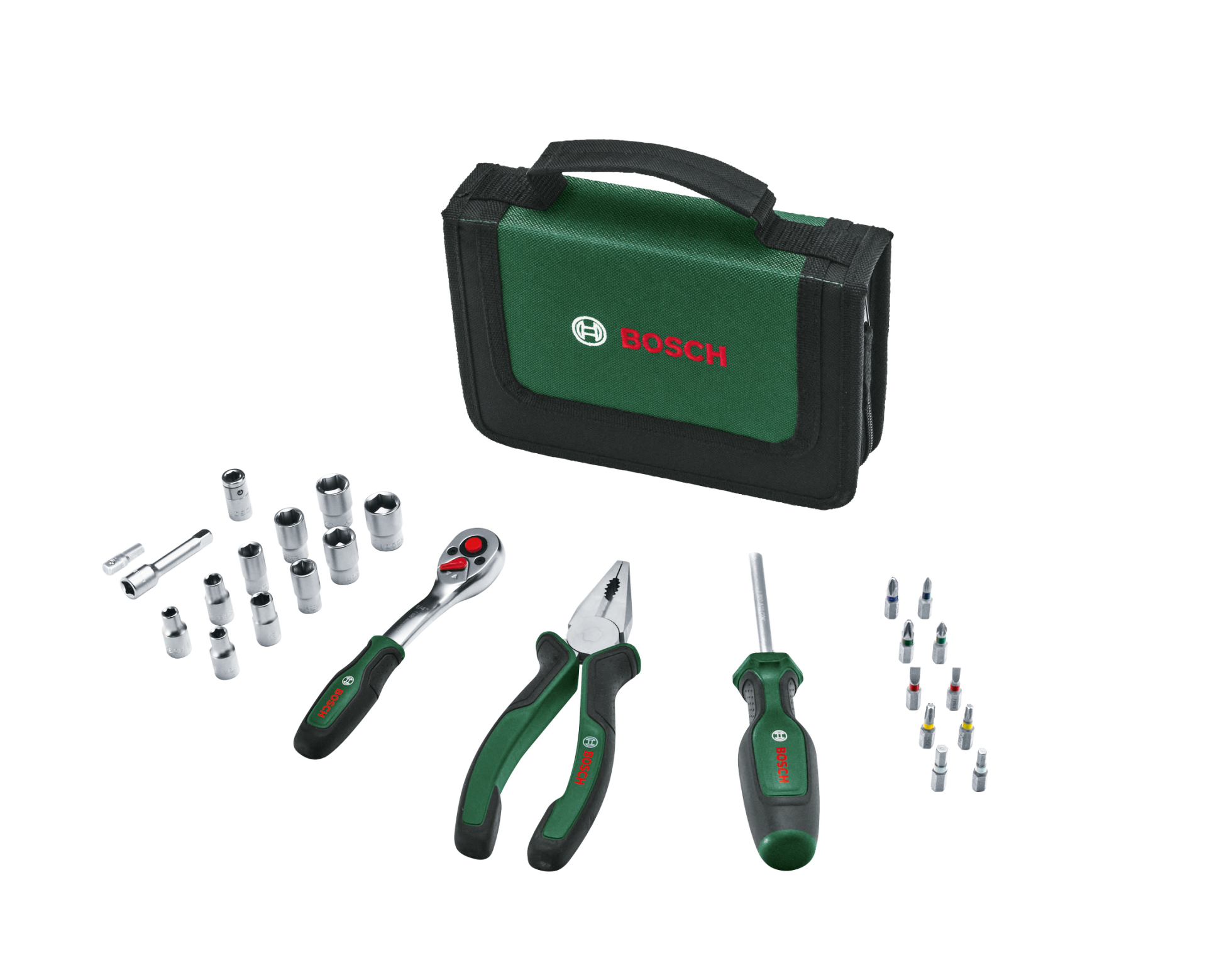 Bosch 26 Parça Taşınabilir El Aleti Seti - 1600A02BY2