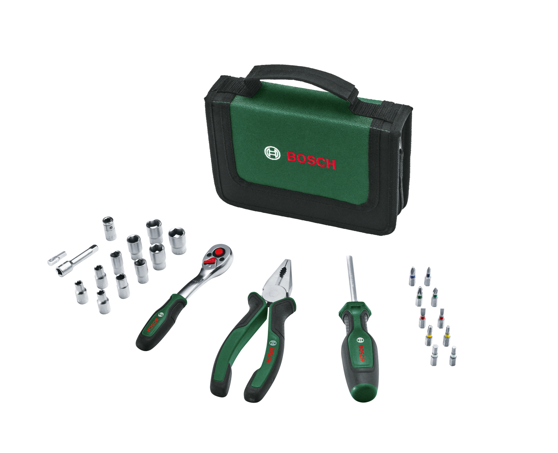 Bosch 26 Parça Taşınabilir El Aleti Seti - 1600A02BY2