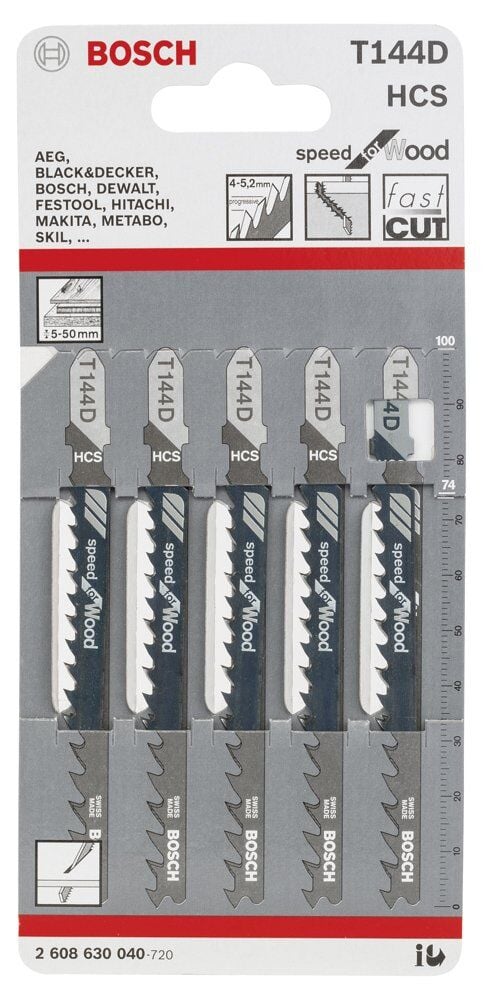 Bosch T 144 D Speed For Wood 5Lı 2608630040